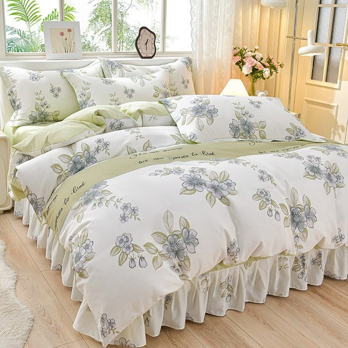 Floral Design Comforter Set
