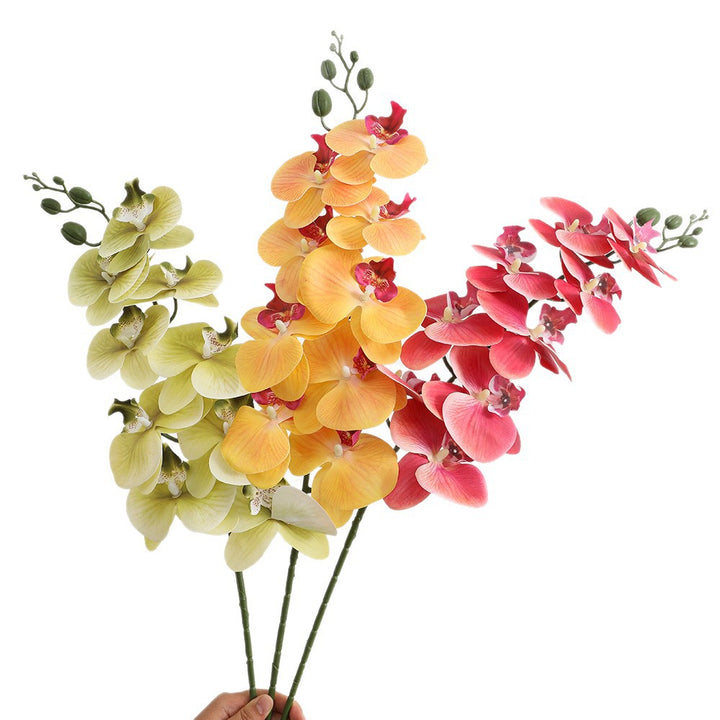 Artificial orchid bouquet with elegant blooms