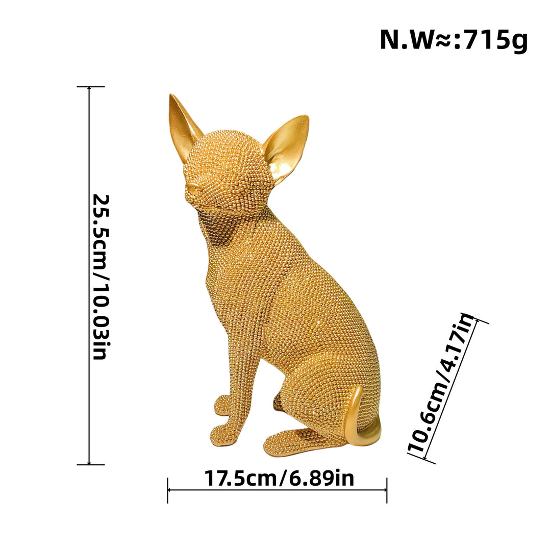 decorative French Bulldog sculpture