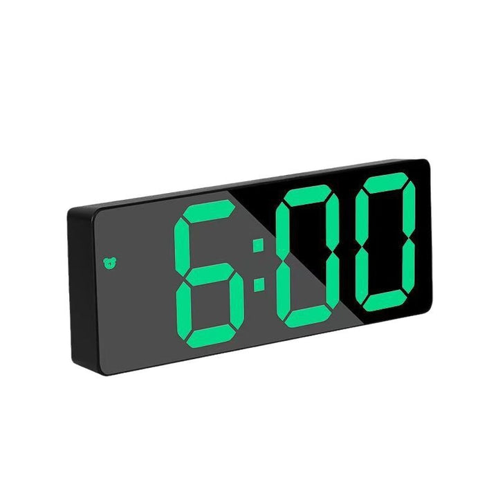 Digital alarm clock with large LED display