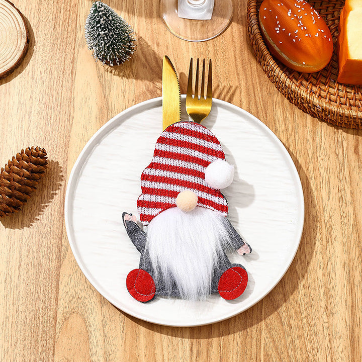 Festive tablecloth decoration