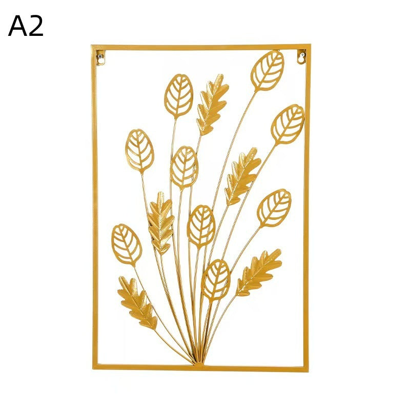 Floral Metal Wall Artwork