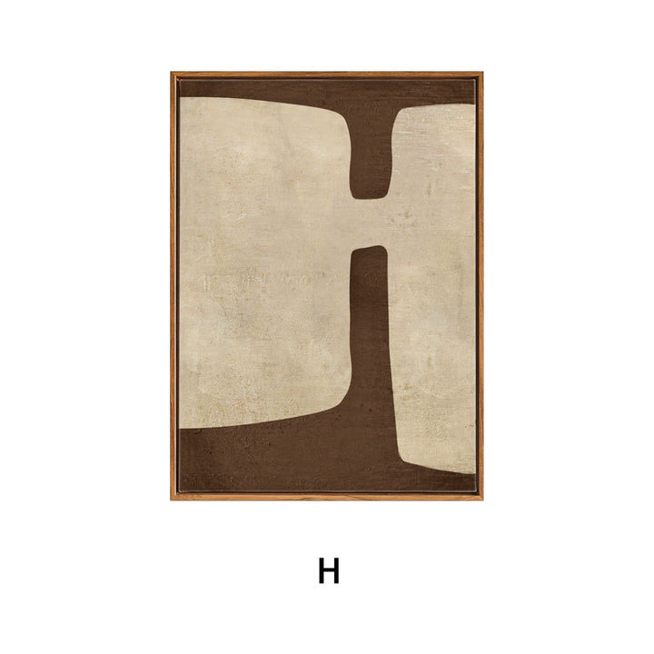 Abstract Minimalist Framed Artwork