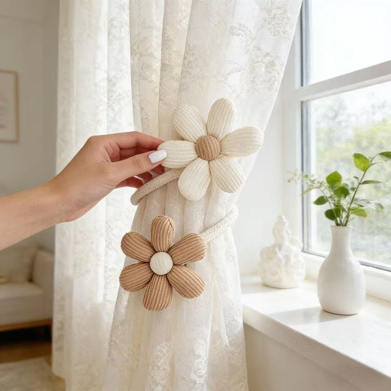 Decorative curtain holder