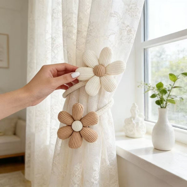 Decorative curtain holder