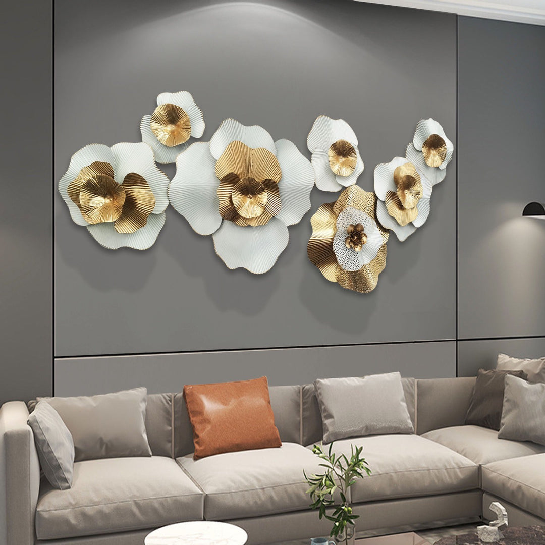 Decorative Floral Wall Art Sculpture