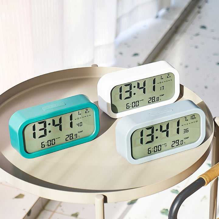 Digital Multifunctional Alarm Clock with Temperature and Day Display