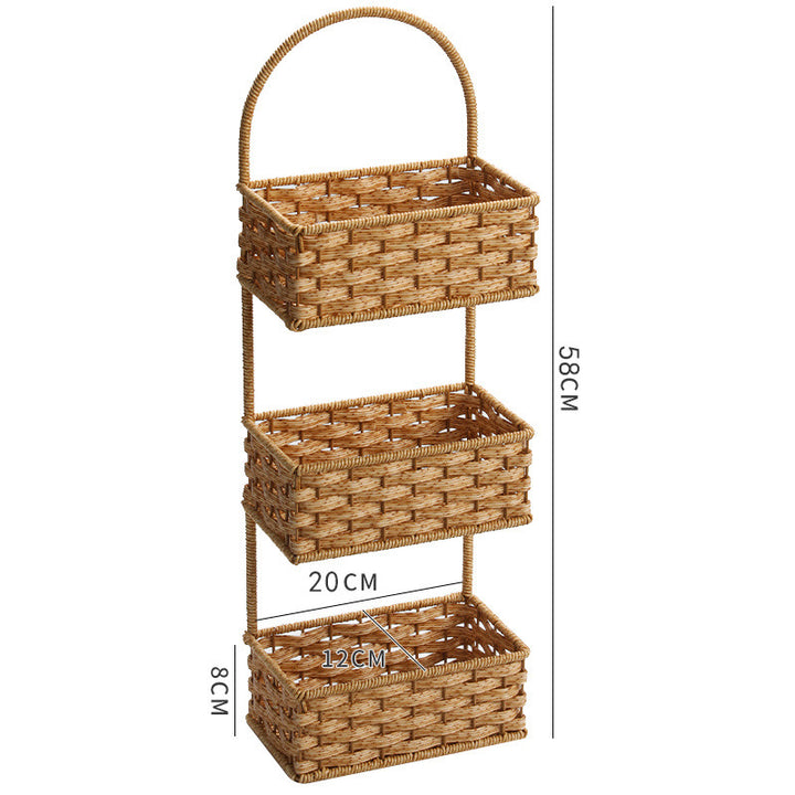 Double Layer Woven Storage Container
