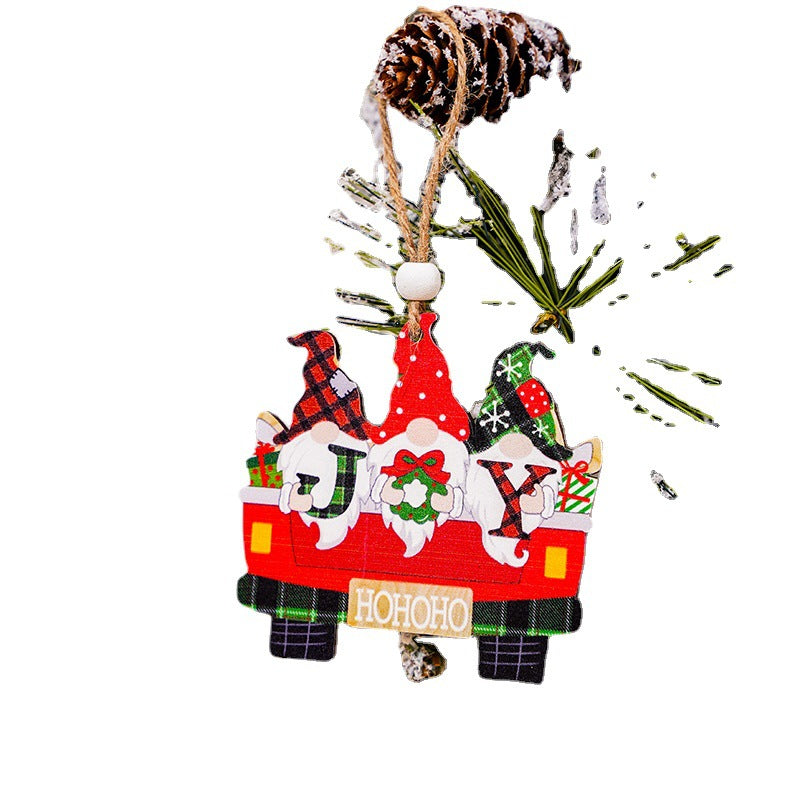 Decorative Christmas cart figure