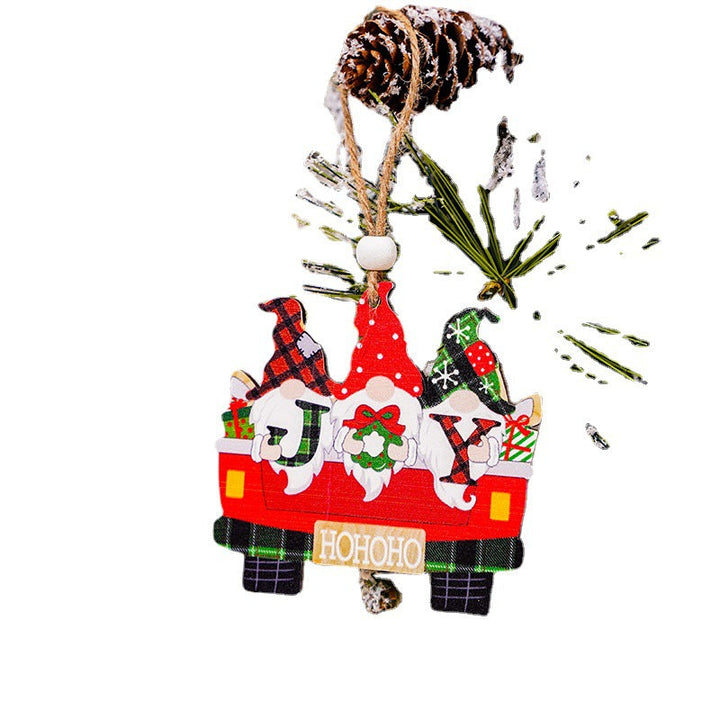 Decorative Christmas cart figure