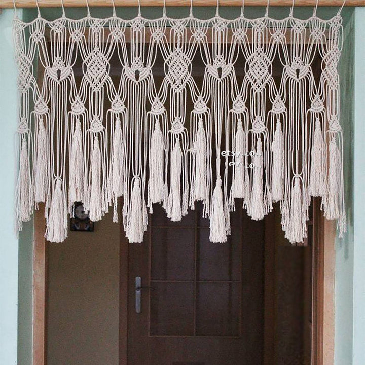 Macrame Decor Curtain
