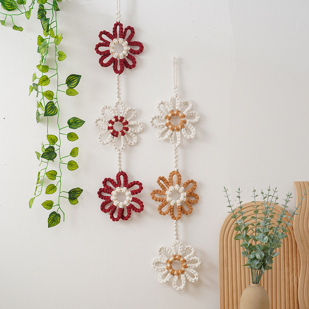 Decorative Macrame Flower Garland