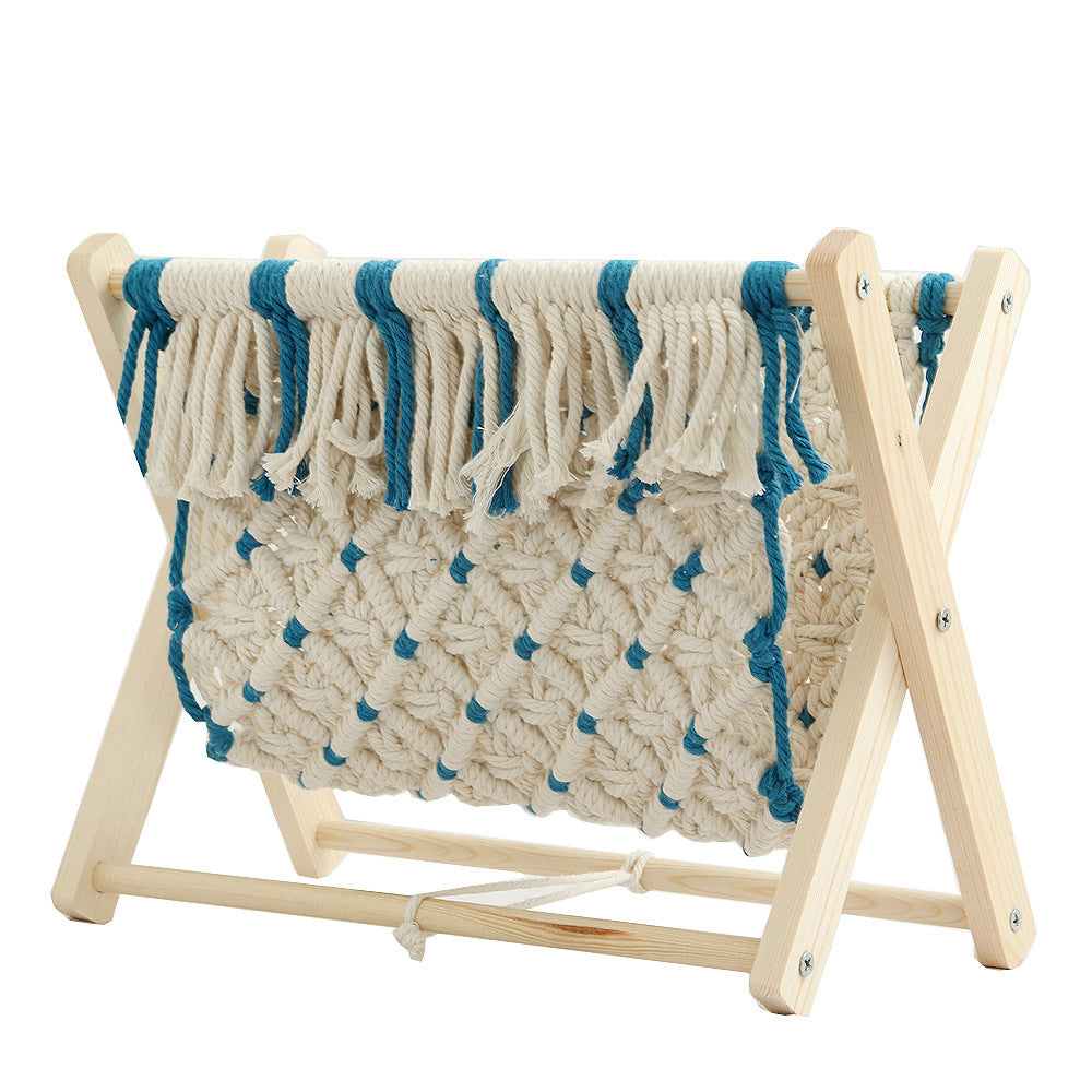 Woven Macrame Storage Organizer