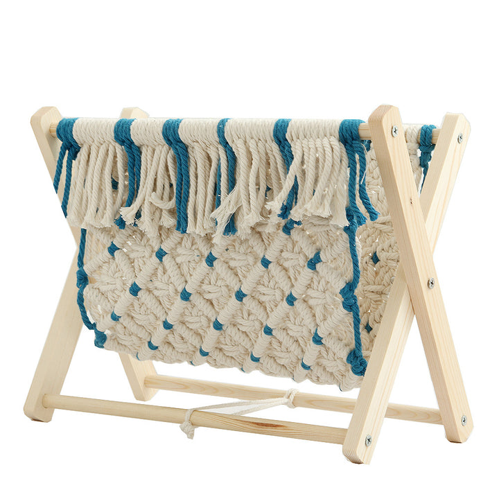 Woven Macrame Storage Organizer