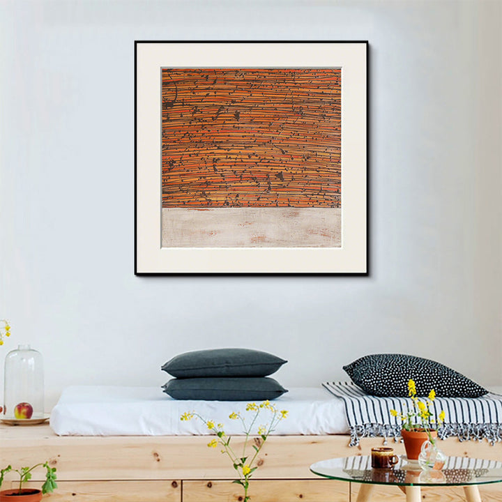 Abstract Patterned Framed Wall Art