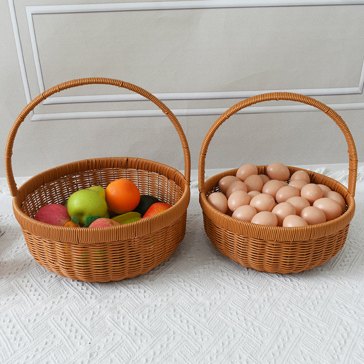 Handcrafted Woven Shopping Basket