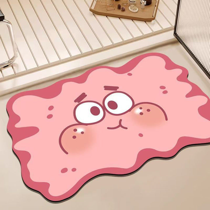 Cartoon Character Themed Bath Mat