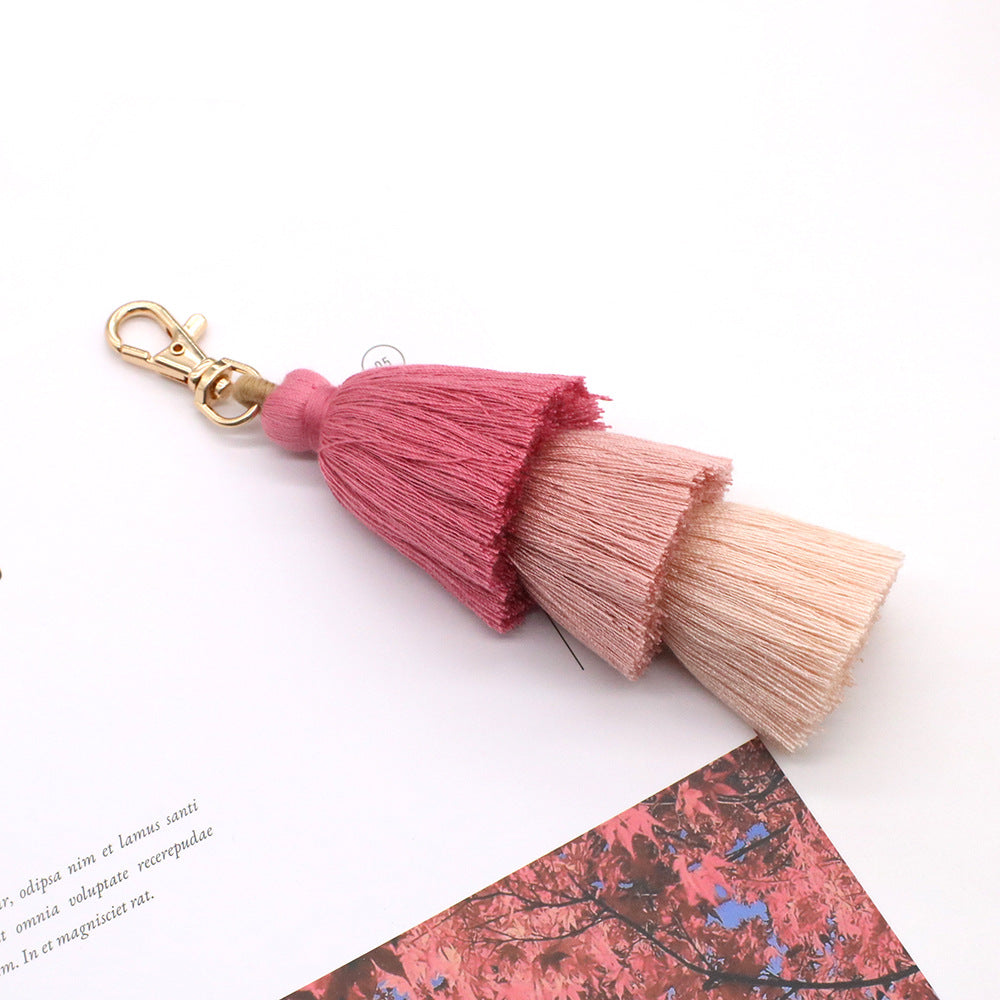 Decorative Macrame Keychain