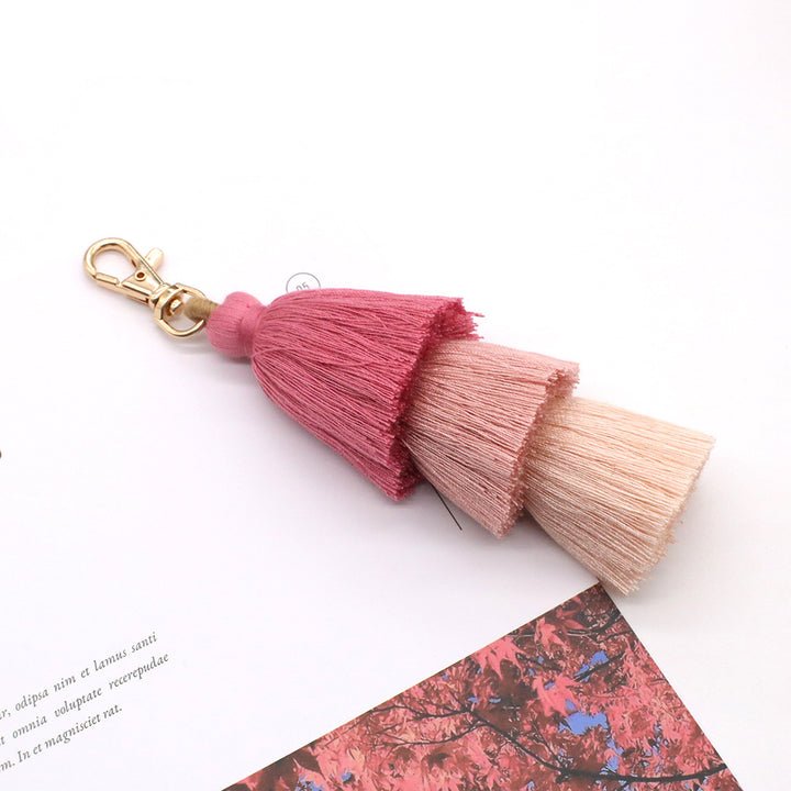 Decorative Macrame Keychain