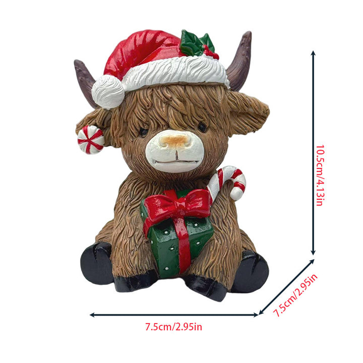 Decorative Highland Cow Figurine