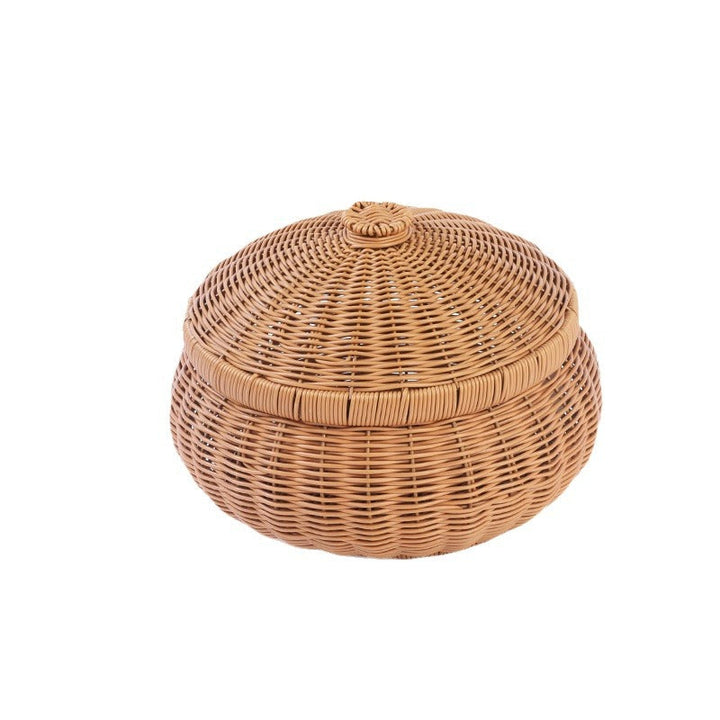 Handcrafted Natural Fiber Storage Container