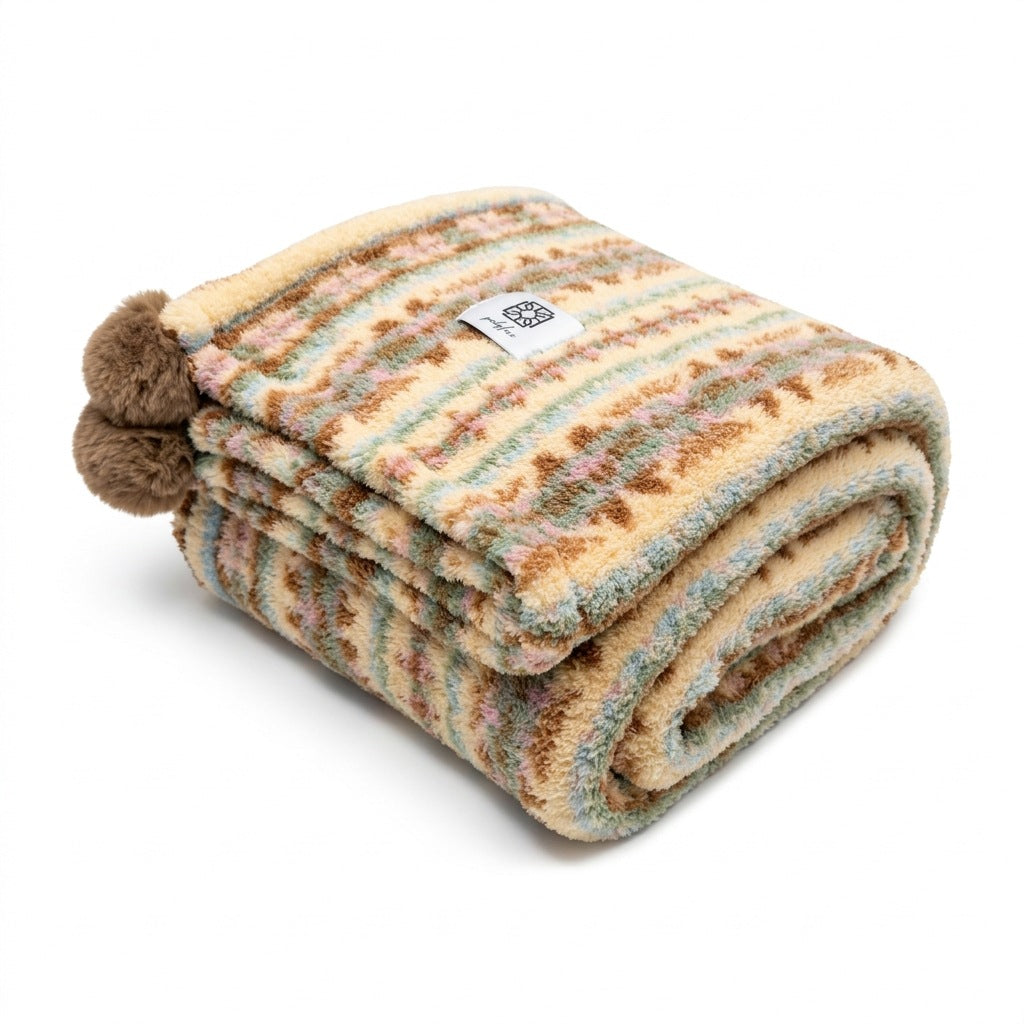 Textured Decorative Throw Blanket