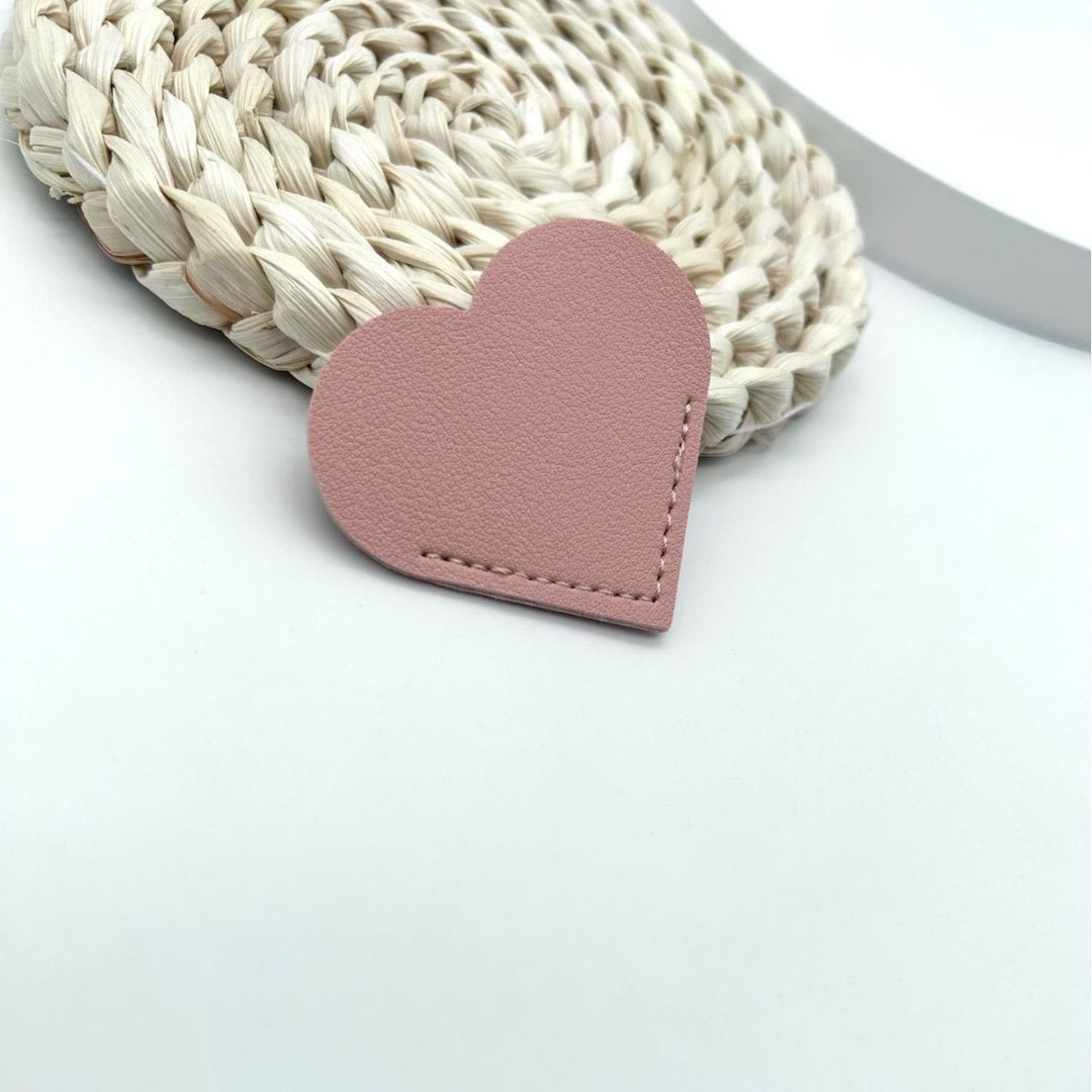 Heart-Shaped Leather Accessory