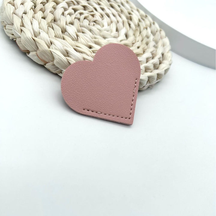 Heart-Shaped Leather Accessory