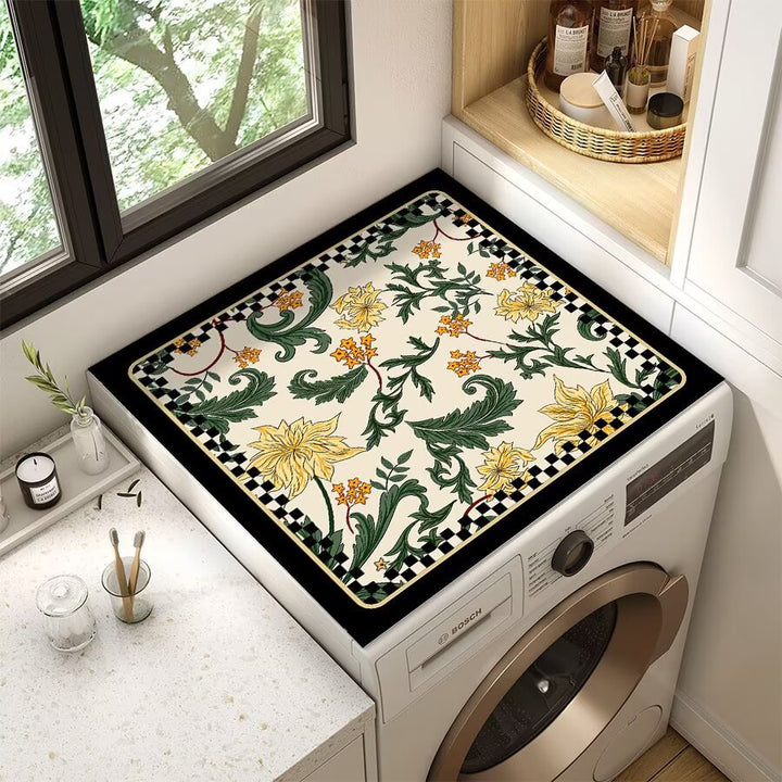 Floral Patterned Laundry Room Top Cover