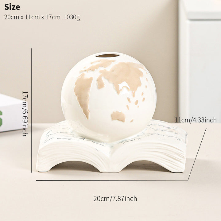 Elegant Ceramic Globe Bank