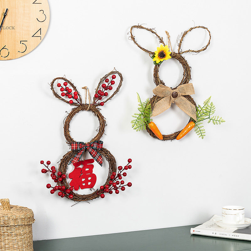 Decorative door wreath