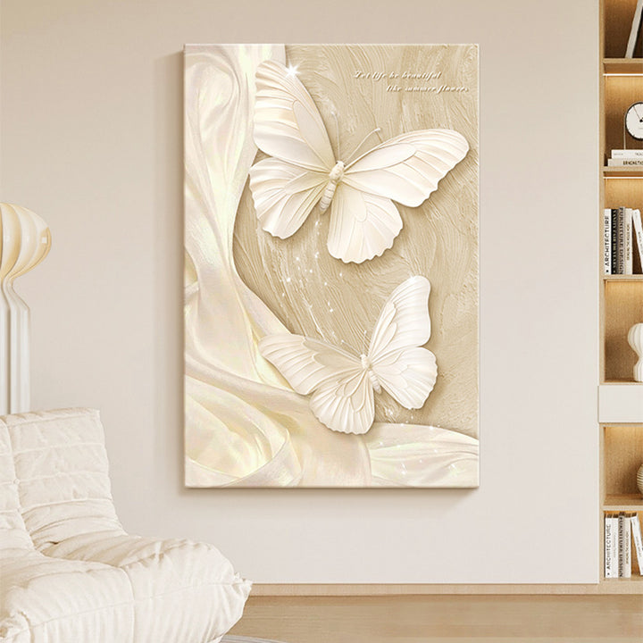 Elegant Butterfly and Floral Wall Art