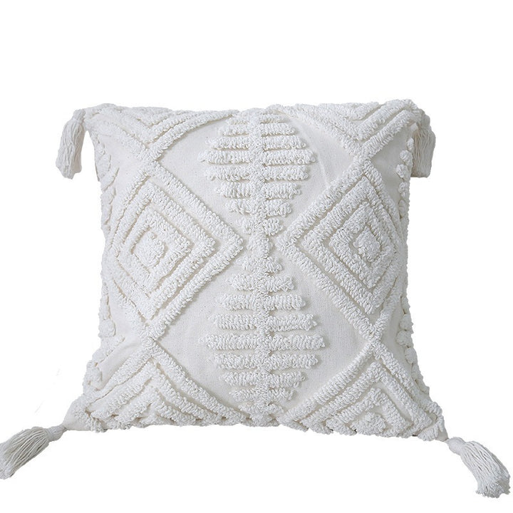 Textured Fabric Throw Pillow
