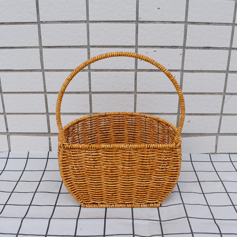 Handcrafted Storage Wicker Basket