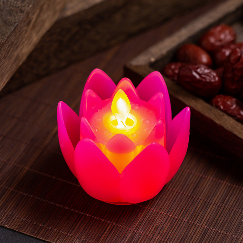 LED Lotus Candle