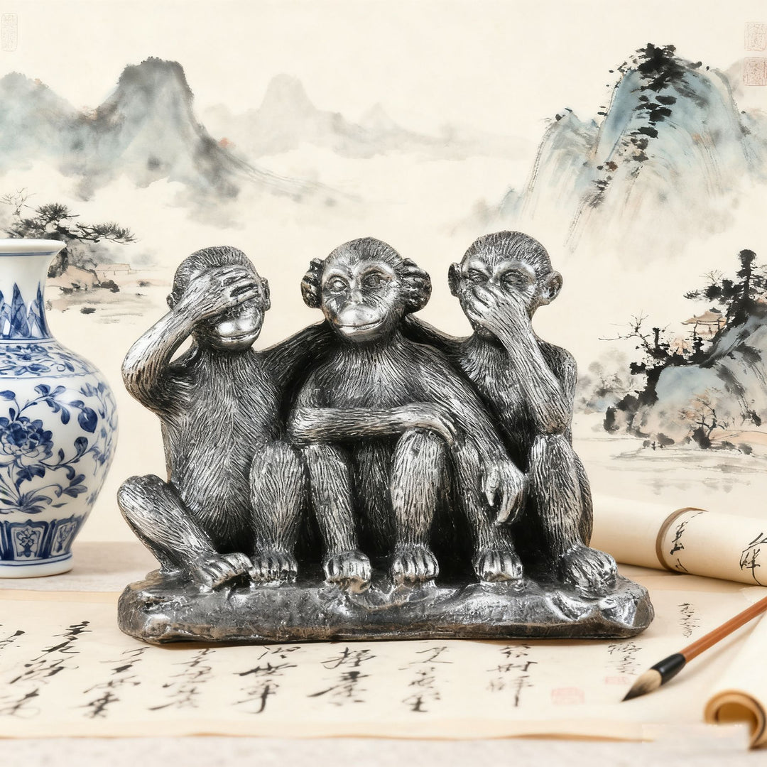 Decorative Three Wise Monkeys Figurine