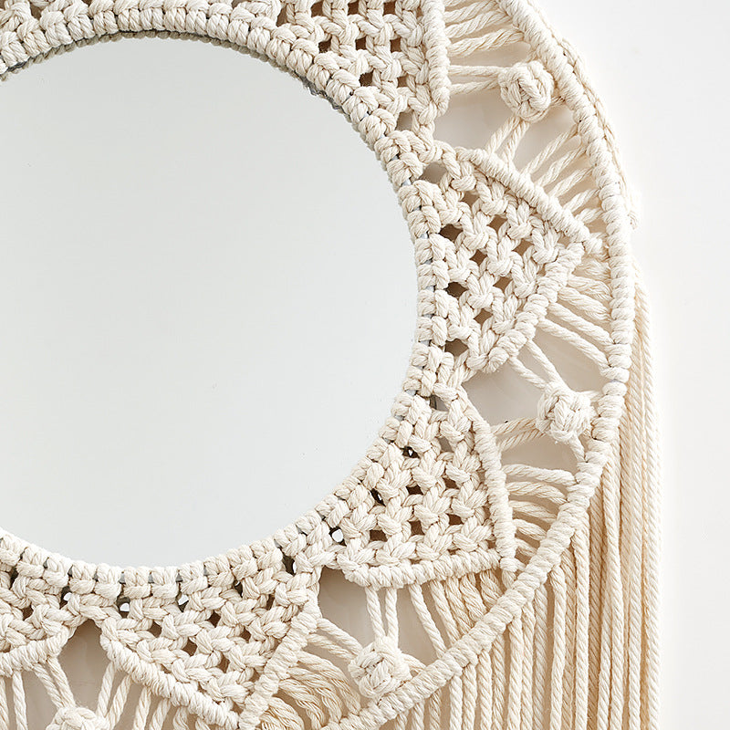 Bohemian Macramé Hanging Mirror