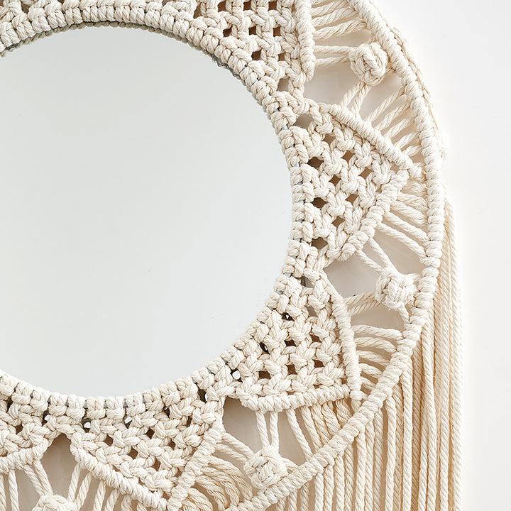 Bohemian Macramé Hanging Mirror