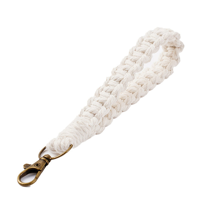 Handwoven Macrame Keychain Holder