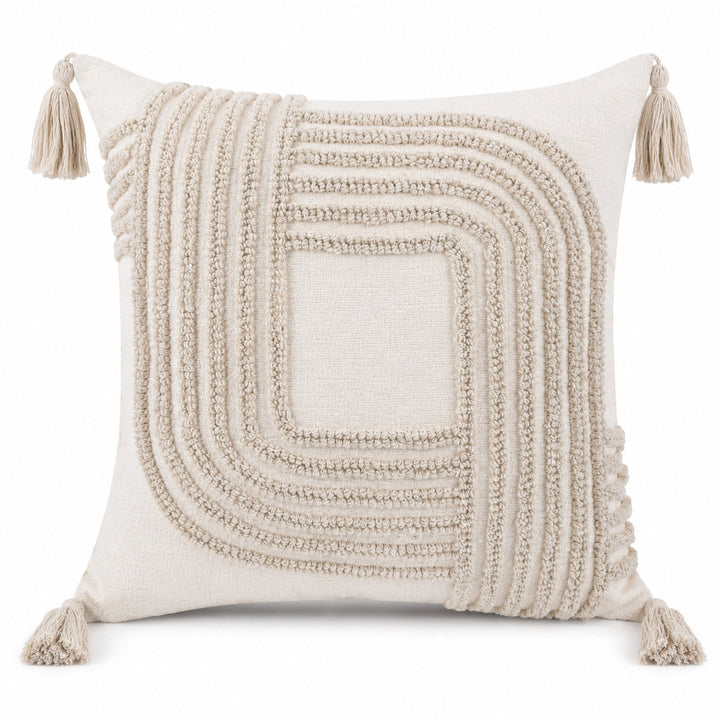 Decorative Textured Throw Pillow for Bedroom Decor