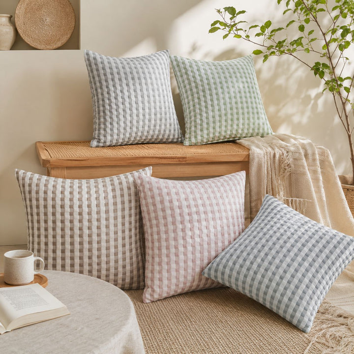Checkered Decorative Throw Pillow