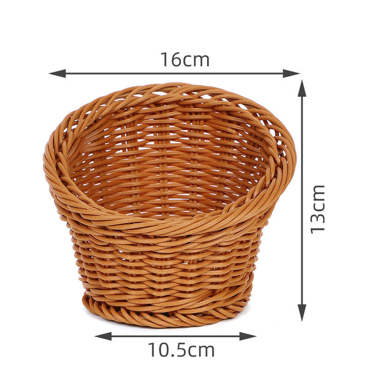 Decorative Woven Round Basket