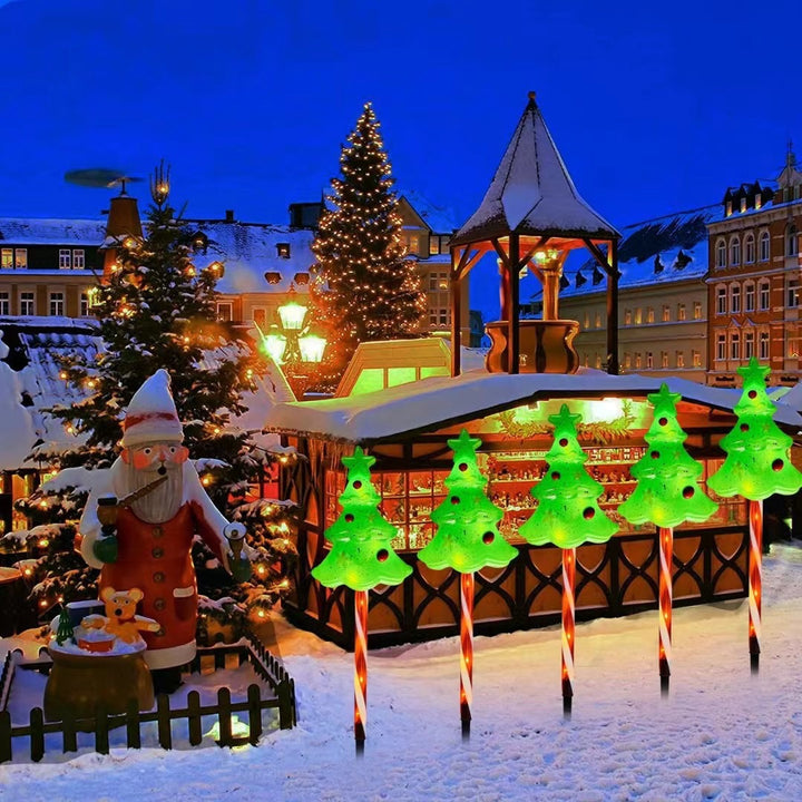 Outdoor LED Christmas Tree Garden Stake