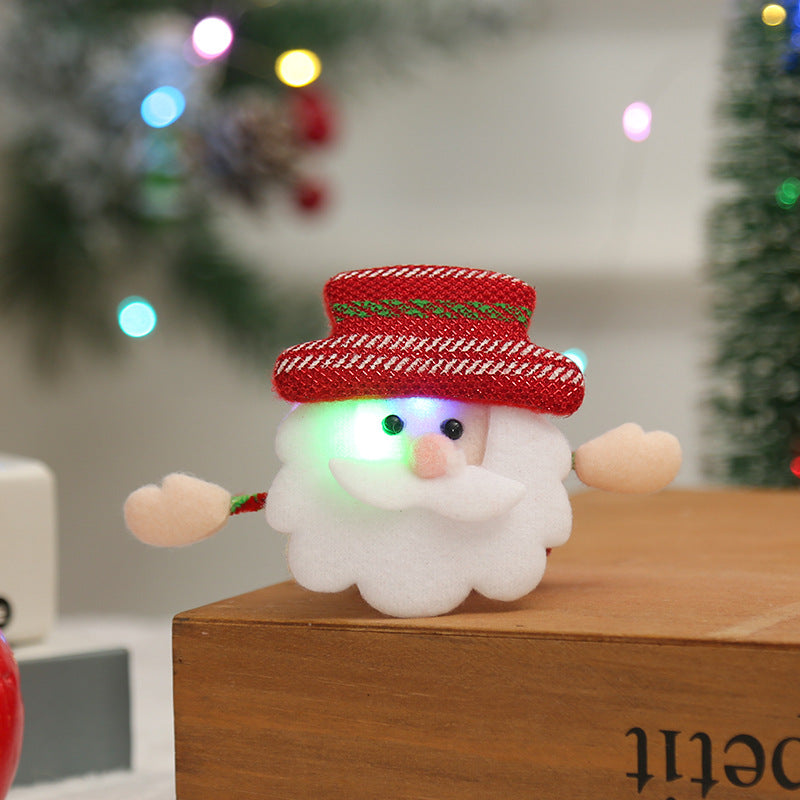Creative Christmas wristband with snowman design