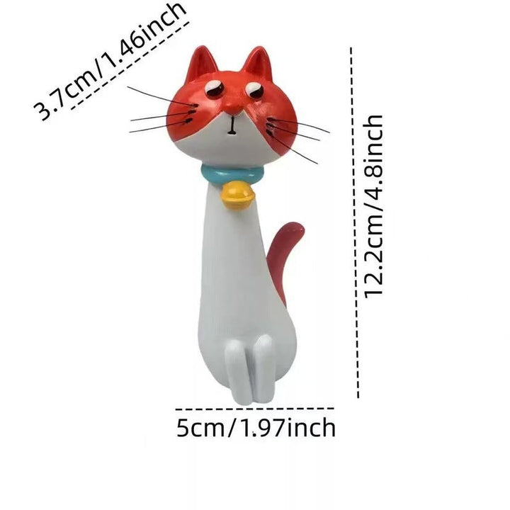 Decorative cat figurine in elegant style