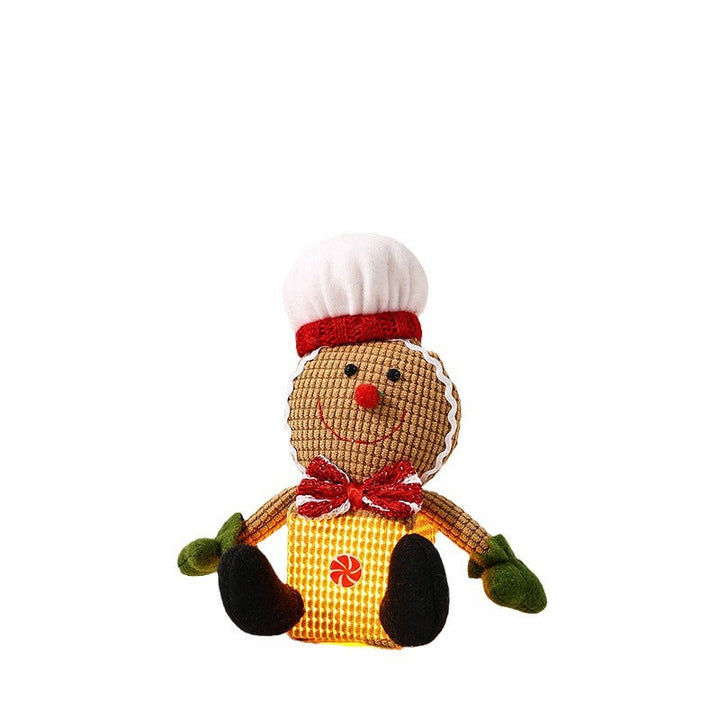 Cute Christmas gnome with LED light