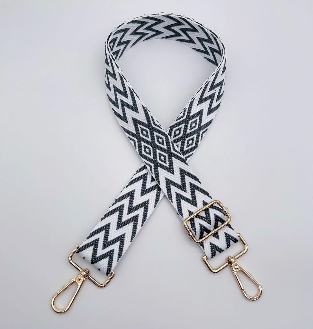 Adjustable Patterned Bag Strap