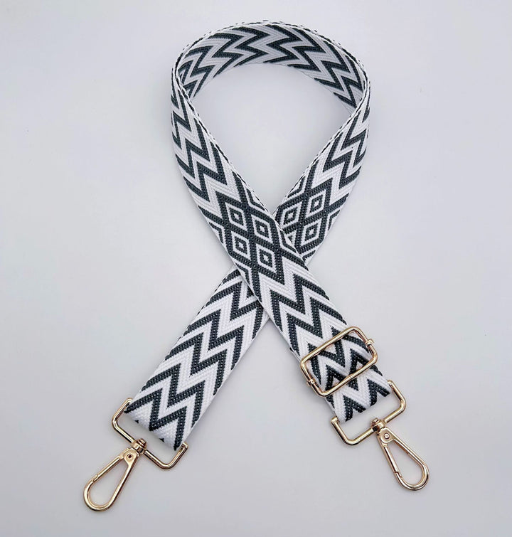 Adjustable Patterned Bag Strap