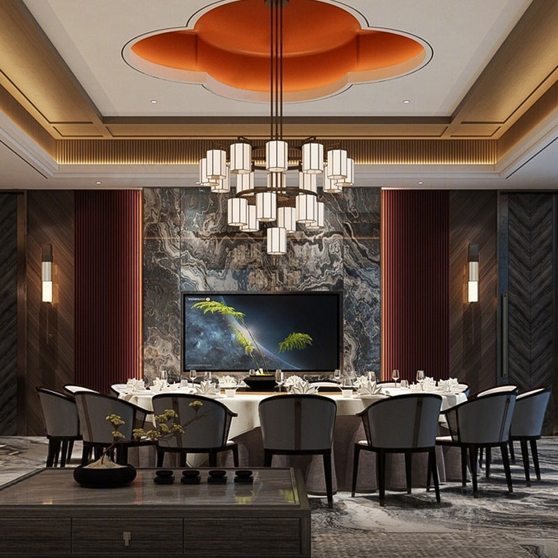 Modern round dining table with sleek finish