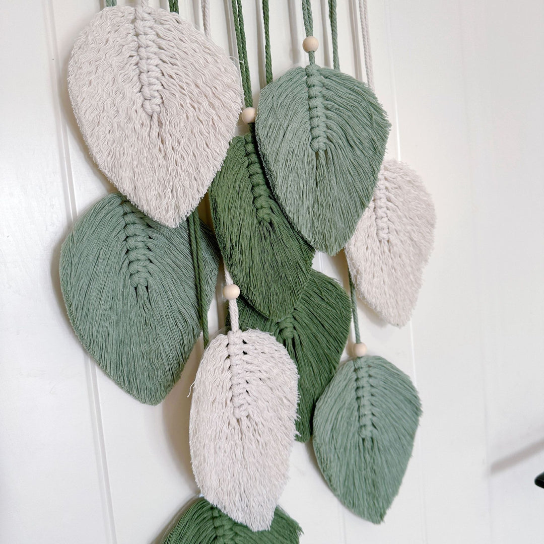 Decorative Leaf Motif Wall Hanging